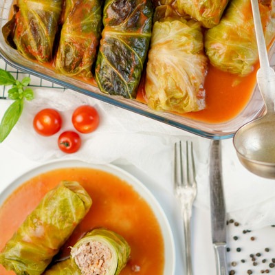 Stuffed cabbage dishes